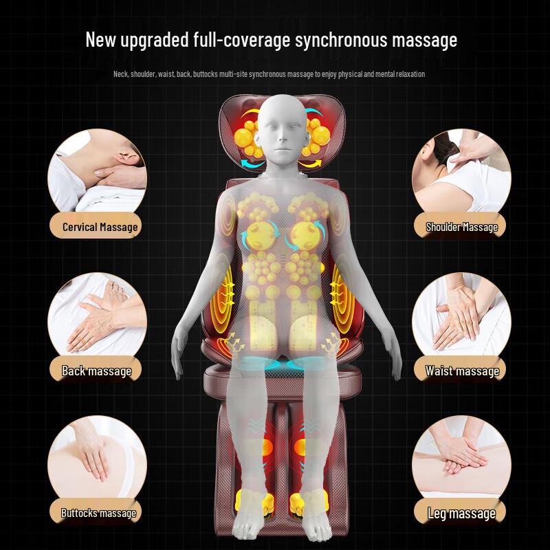 AUX Full Body Shiatsu Massage Cushion