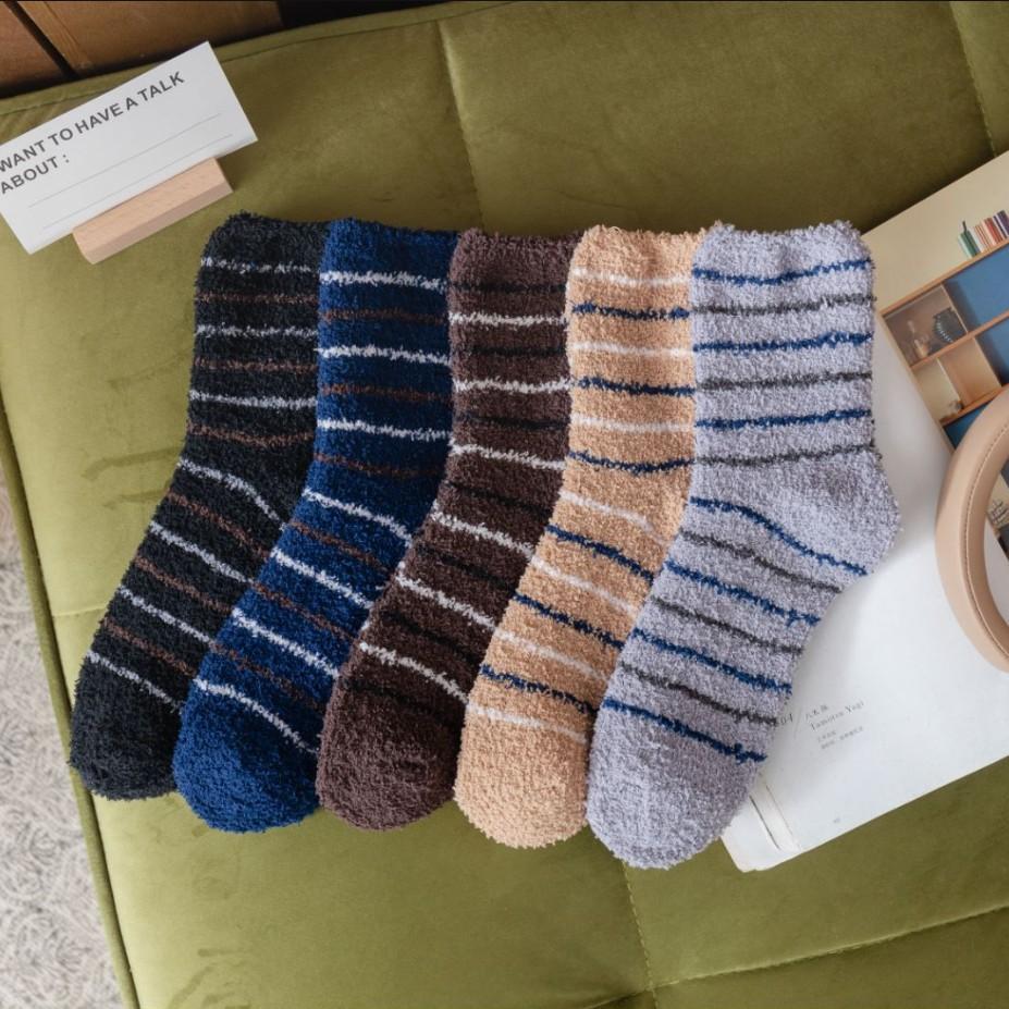Thermal Socks for Men Coral Fleece Socks Colorful Lightweight Athletic Socks Casual Socks Winter Socks Men