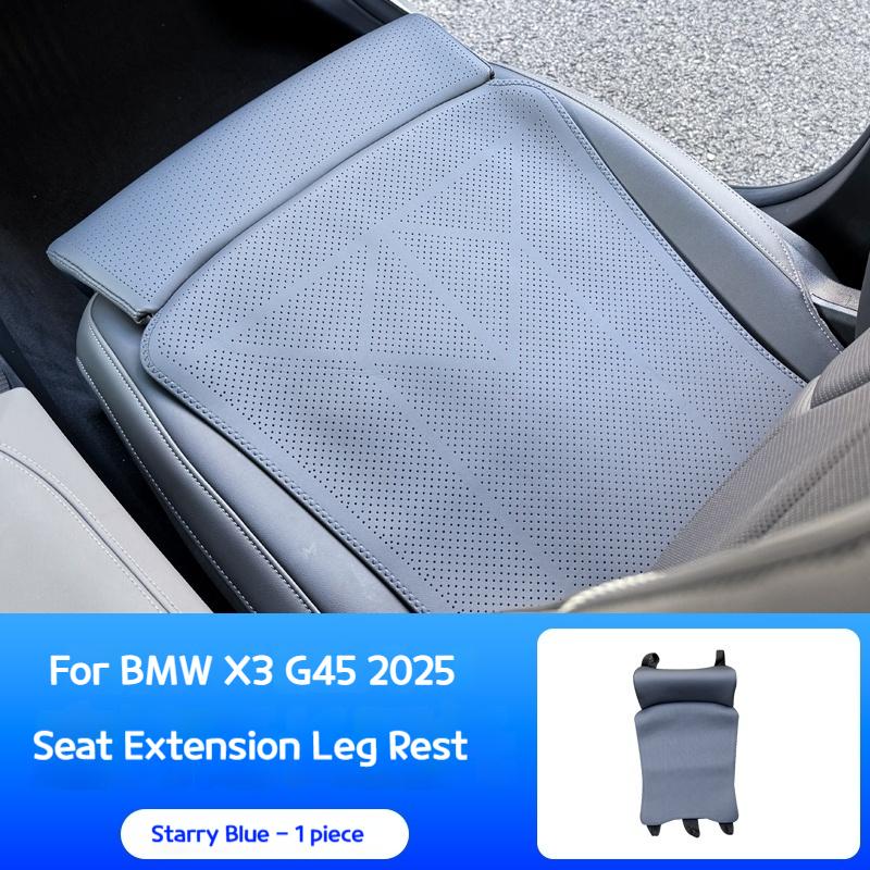 Para BMW X3 X5 Serie 5 i5 G60 G45 G05 G60 2025-2025 Cojín de asiento con reposapiés extendido Funda de asiento Accesorios de confort para todas las estaciones