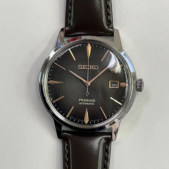 Box SEIKO Presage Watch SRPJ17J1 Automatic Cocktail Time Irish Coffee [Discounted Item] [ Included] Men's