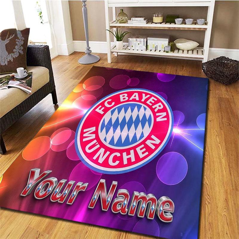 FC Bayern Munchen Custom Name Carpet Rug for Living Room Bedroom Home Sofa Decoration,Kids play Non-slip Floor Mat
