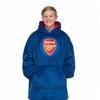 Childrens/Kids Crest Oversized Blanket Hoodie