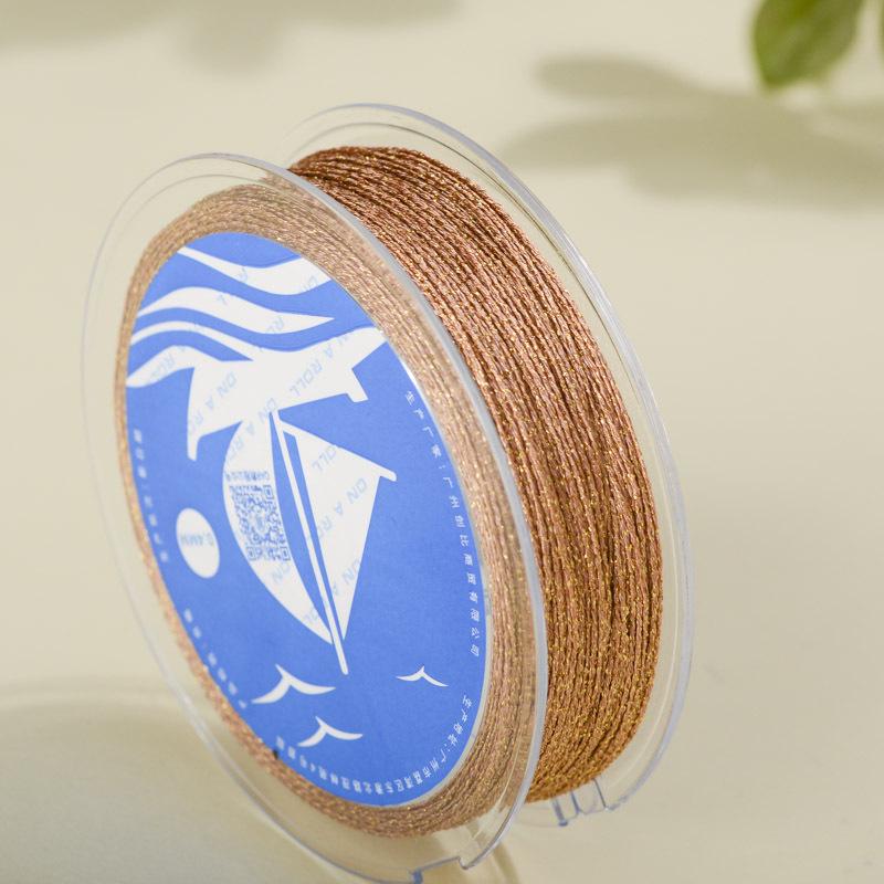 Gold/Silver Thread DIY Hand-Woven Braided Rope Bracelet Kit