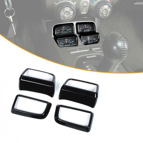 Gear Shift Front Dashboard Cover Trim Frame For Chevrolet Camaro 2010-2015 Black