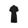 Puma SS23 Hommage an die chinesische Kultur Einfarbiger Viereckhalsausschnitt Kurzarm-Overall Damen-Overall Schwarz 621935-01