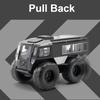 1/24 Scale Sherp All-terrain Car Model Toy Metal Diecast Sound Light Pull Back Shock Absorption Off Road Vehicle Gifts for Kids