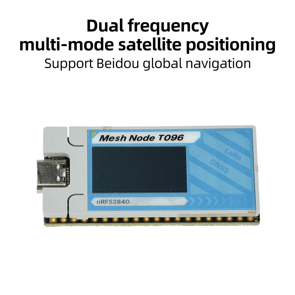 Tracker Mesh Node T196 nRF11811 LoRa Chip Ultra-low Power BLE GNSS 18±1dBm Meshtastic MeshCore Development Board 861~918MHz