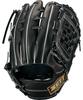 ZETT Neo Status Baseboll Sosuke Genda Spelare för Andra och Storlek BPGB12650N Handske, Typ, Shortstop, Högerhänt Kast, Svart, 4,