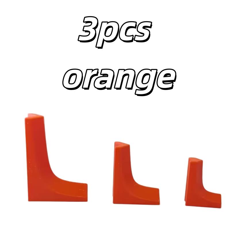

3pcs Drilling Guide Rails – V-Groove Square Positioning Tool, Durable Plastic, No Battery Needed