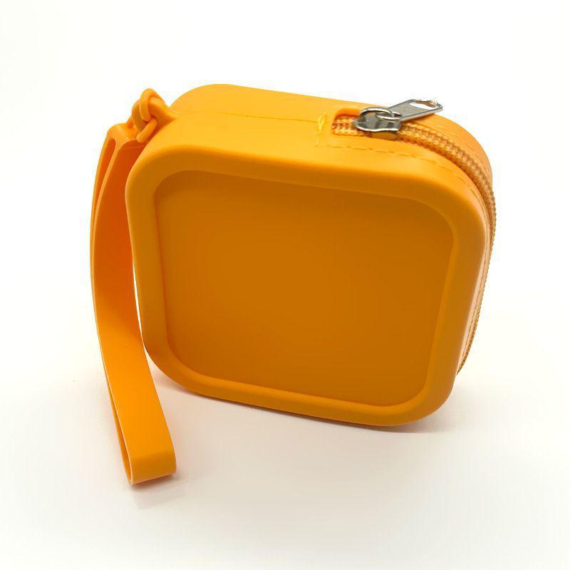 Populární multifunkční silikonové pouzdro na zip na mince, rtěnku, karty, klíče a sluchátka