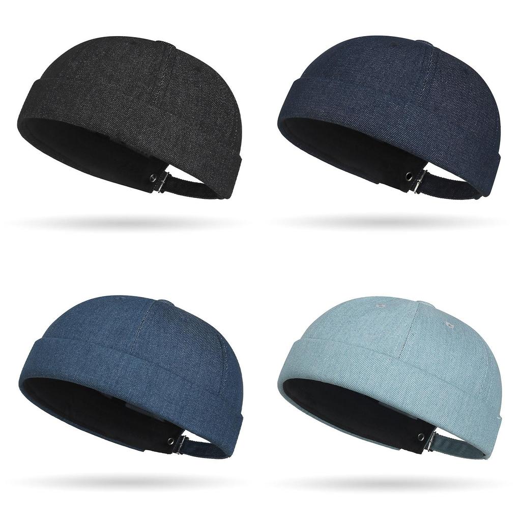 Denim Cap For Men Women Vintage Urban Street Style With Adjustable Fit For Casual Wear