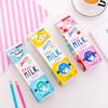 Korean Milk Snack Pencil Case for Girls – Large Capacity, Portable & Artistic Stationery Box