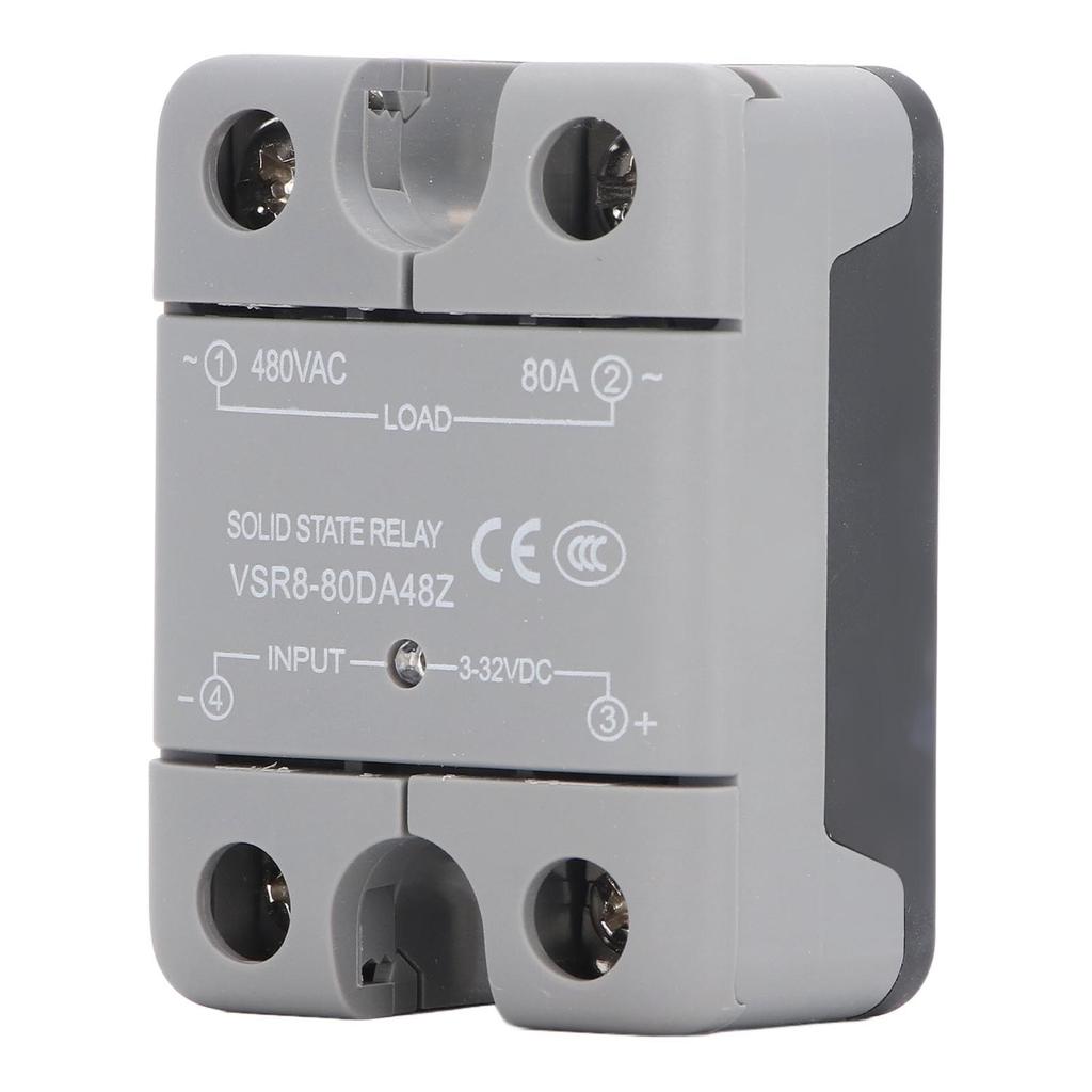  Solid State Relay SSR  to AC 80A 3‑32VDC Input 480VAC Output VSR8‑80DA48Z