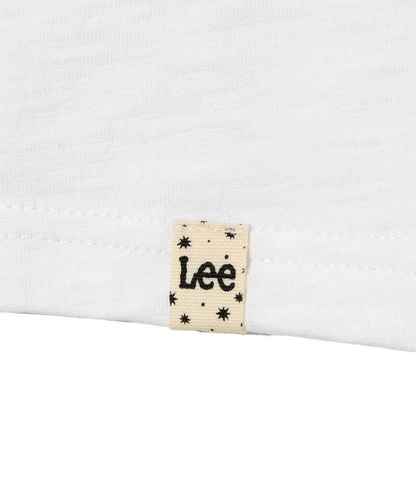 LEE Women Typing Ringer T-Shirt White