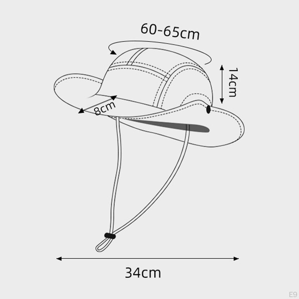 Bucket Hat Fishing Sun Summer Beach Cap for Outdoor Travel Walking Gardening