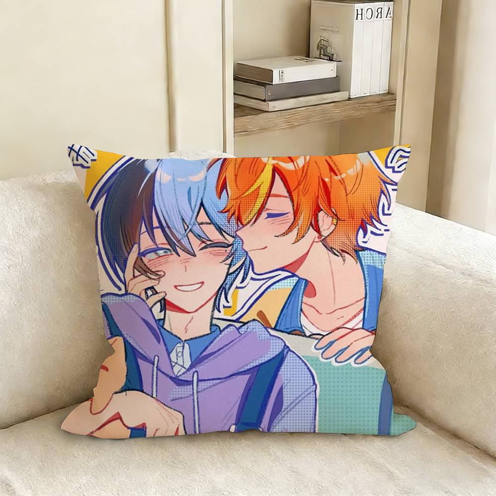 A-Akitoya Akito T-Toya Pillow Case Living Room Sofa Cushion Cover Suitable For Home Bedroom Room Decoration