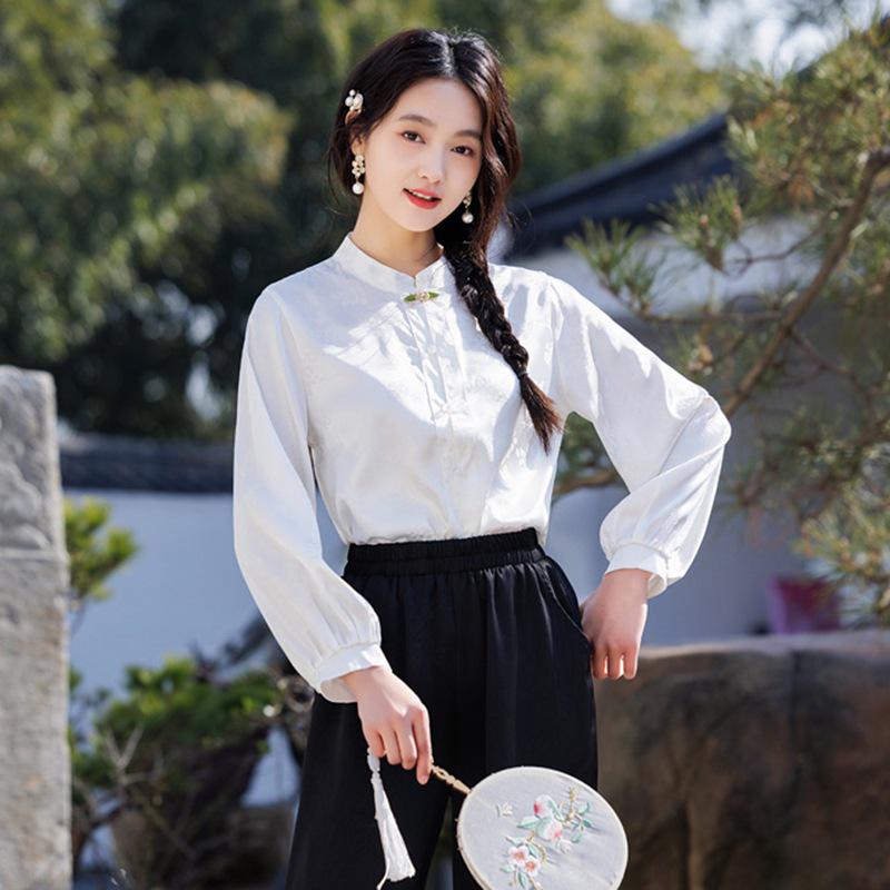 

Женский ретро-жаккардовый жилет и брючный костюм в национальном стиле, весна/лето 2025 XXXL