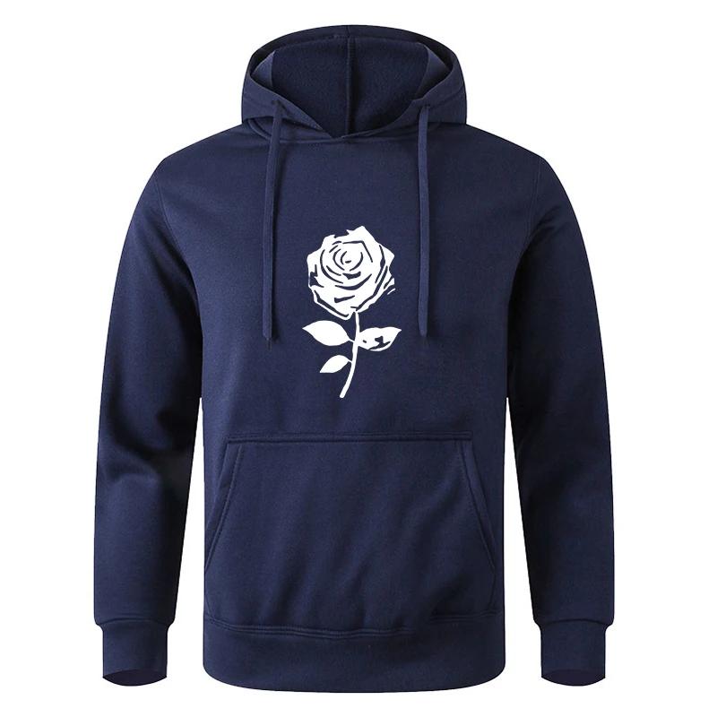 Men's Multi - Color Fashionable Sports Fitness Printed Pocket Casual Sweatshirt Hoodie Pullover