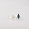 Natural Malachite Gemstone 925 Sterling Silver Women Jewelry Wedding Ring RR-76-25