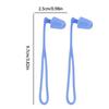 1pair Swimmers Ear Plugs Comfortable Swimming Ear Plugs Silicone Waterproof Reusable Hearing Protection Earbuds 1 Pair With Lanyard