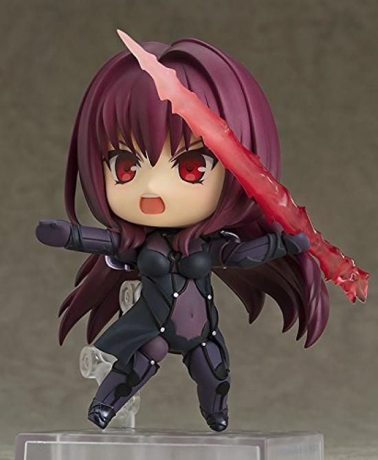 Figurină mobilă pictată Nendoroid Order Fate/Grand Lancer/Scathach, la scară largă, ABS și PVC