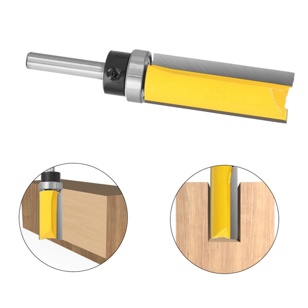 14in Schaftlager Bündigfräser Holzbearbeitung Fräser Schreinerwerkzeug zum Nuten