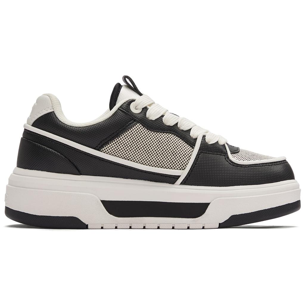 MLB Chunky Liner Textile, Synthetic Leather Low top Skateboard Shoes Unisex Black White 3ASXLSL4N-50BKS