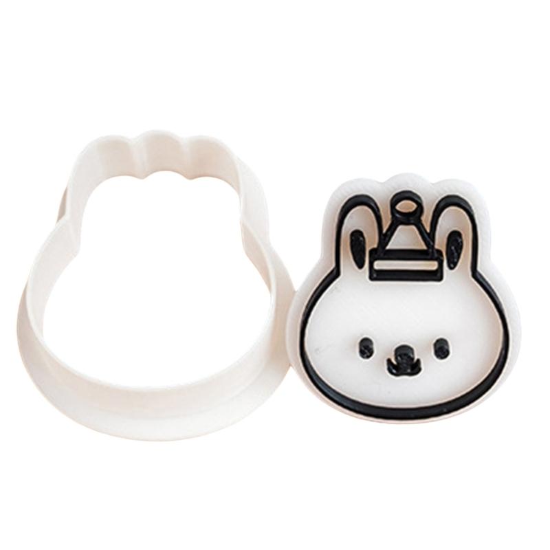 

1 Set Small Dough Molds Small Cookie Molds Biscuit Cutter Christmas Pastries Molds Plastic Texture for Family Baking Fun