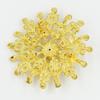Elegant European Gold-Plated Brooch: High-End Women's Lapel Pin Accessory