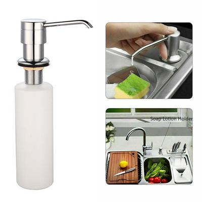 Electroplated Plastic Soap Dispenser Sink Liquid Detergent Lotion Pump Bottle