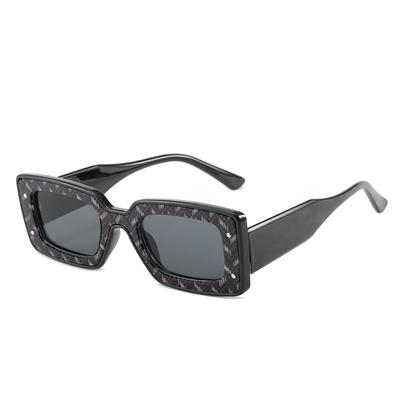 Square Sunglasses, Personalized Pattern Contrasting Glasses, Milan Sunglasses For Women