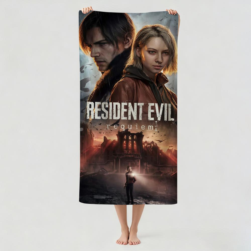 Adventure game R-Resident E-Evil Towel Drying Bath Towel Applicable To Light Swimming Camping Yoga Beach Out
