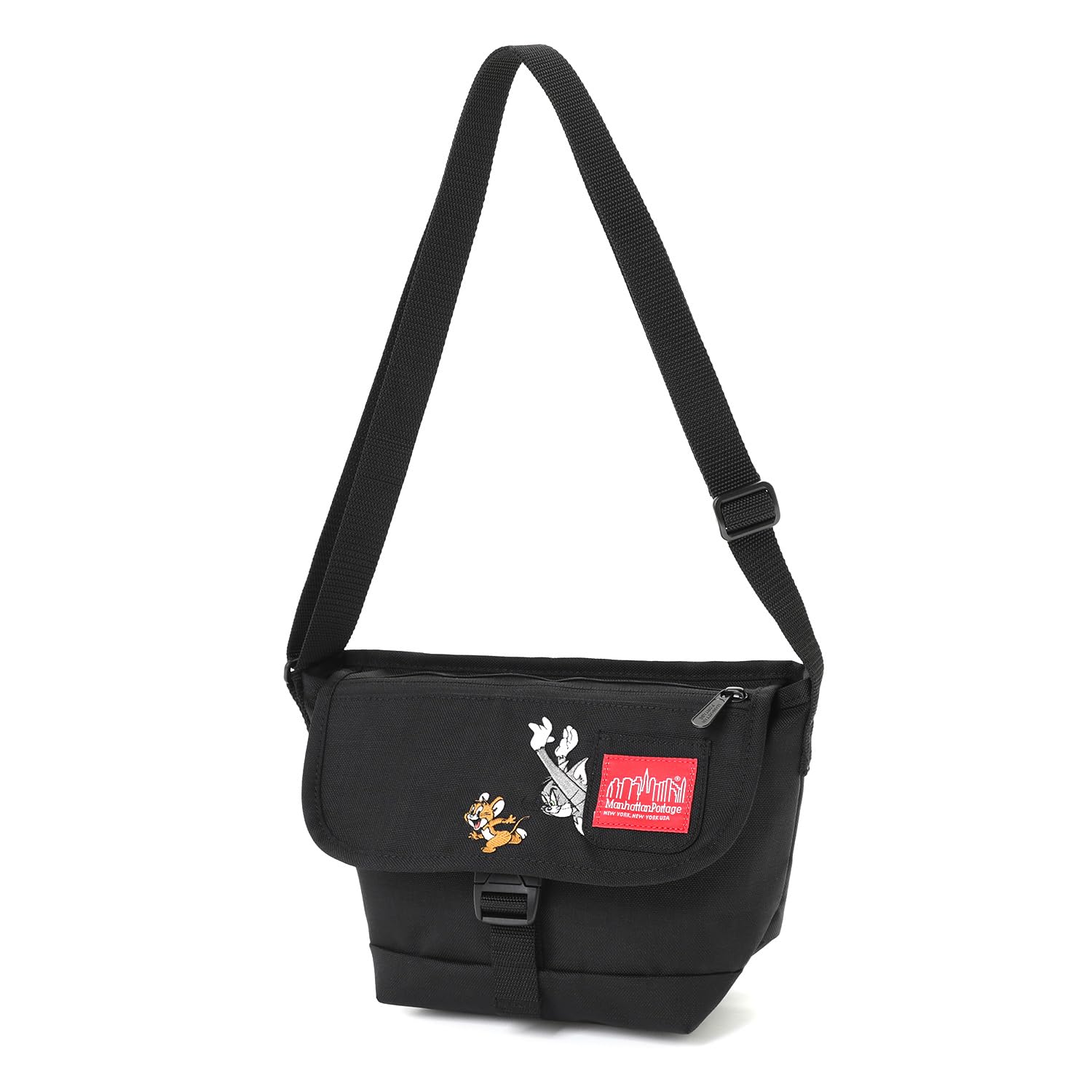 

Genuine Messenger Bag MP1603FZPTJ85TH Nylon Messenger Bag FZP TOM and JERRY 85TH Black [Manhattan Portage] [Official] чорний