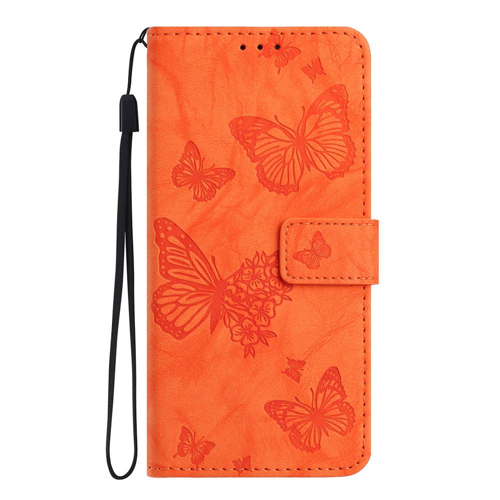 Leather Phone Case For Google Pixel 10A 9A 8A 7A 6A Google Pixel 10 9 8 7 6 Pro Butterfly Embossing Print Card Slot Wallet Cover