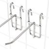 10Pcs 5-25Cm Screen Hooks Supermarket Stainless Steel Grid Hooks 3.2Mm Thickness Wire Mesh Hanging Hooks For Screen Grid