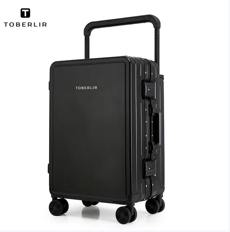 TOBERLIR Wide-Handle PC Hardside Luggage