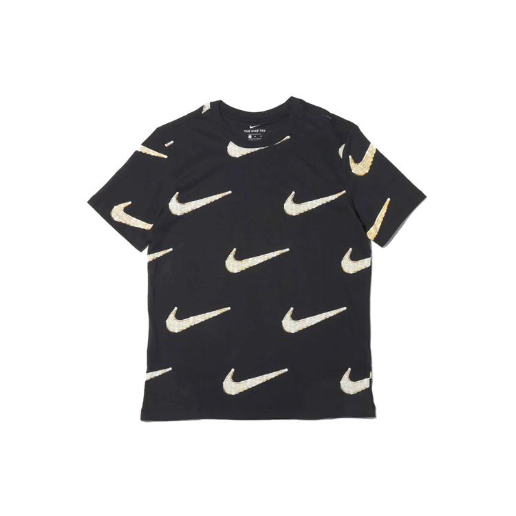 

New Nike Set-in Sleeve T-Shirt Men s Black BQ0634-010 S