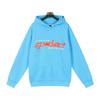 Unisex Hip Hop Oversized Hoodie With 3D Foil Web Print Cotton Heavyweight Sweatshirt Winter
