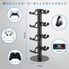 ZYTHRONE Game Controller Holder Stand for Nintendo Switch Aluminum Gaming Headphone Headset Holder Desk Mount Height 2, Xbox, PS5, PS4, Stand, & (4