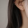 Mini and Petite Fragrant Wind Earrings, Small Earrings, Fashionable French Small Earrings, Women's Earrings