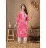Women Designer Printed Pure Cotton Ethnic Top Pant Set