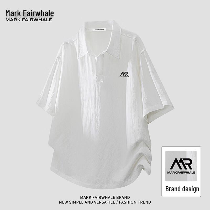 Mark Fairwhale Men s Loose Fit Polo T-Shirt L