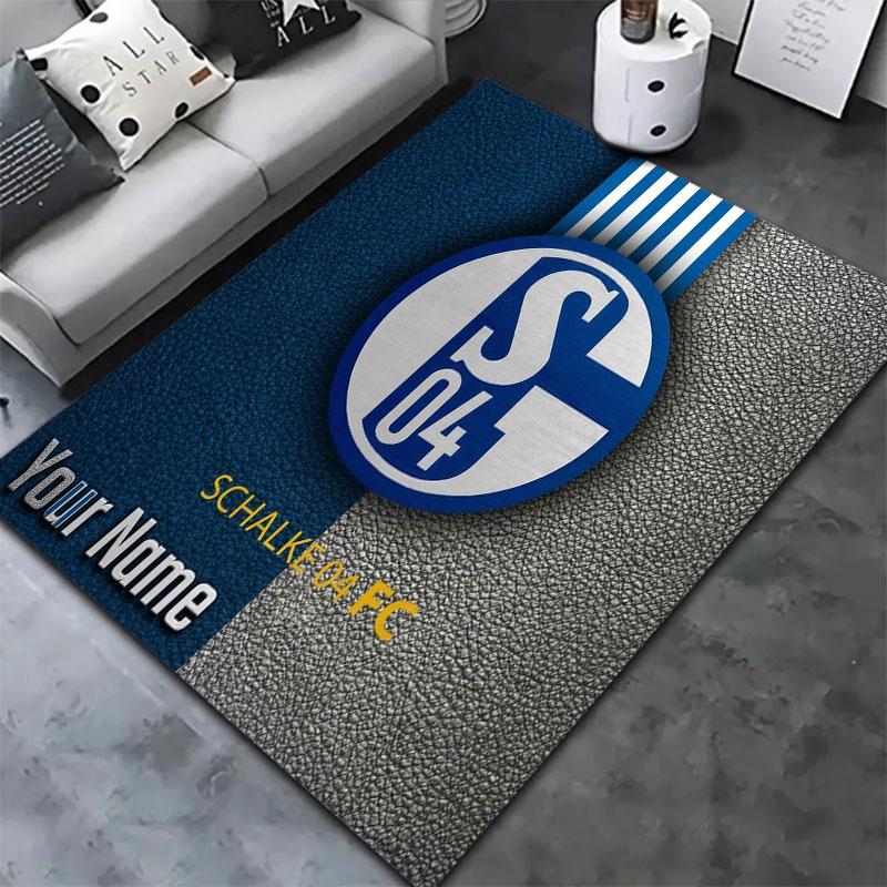 FC Schalke 04 Custom Name Carpet Rug for Living Room Bedroom Home Sofa Decoration,Kids Play Non-slip Floor Mat