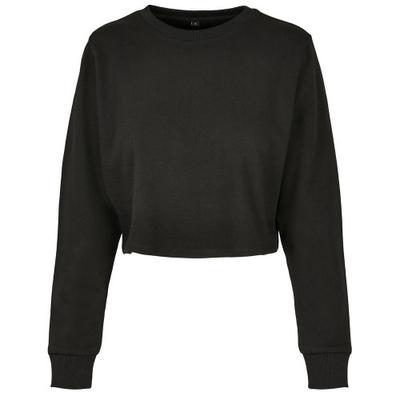 Damen-/Damen-Frottee-Crop-Sweatshirt