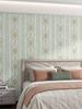 European Damask Stripe Wallpaper Living Room Non-Woven Floral Tv Sofa Background Wallpaper Bedroom
