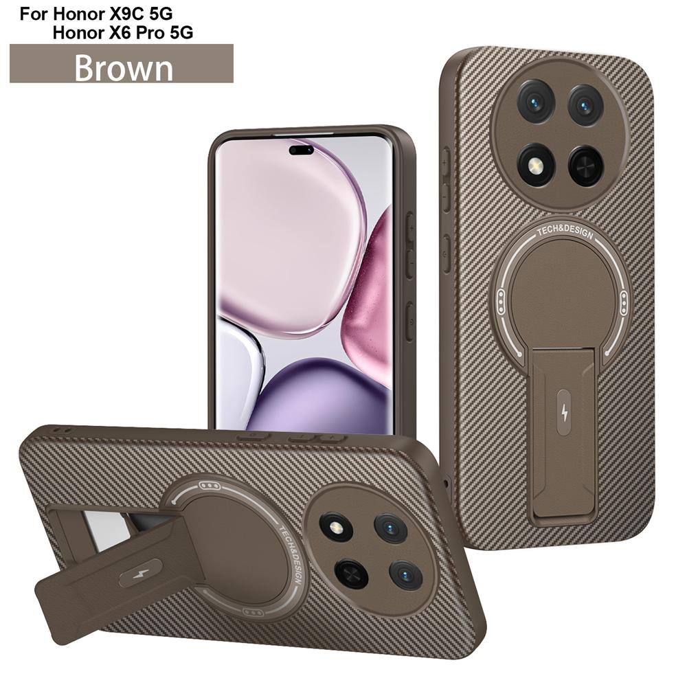 For Honor Magic7 Lite 5G Case Magnetic Stand Holder Armor Bracket Case For Honor Magic 7 Lite Magsafe Wireless Charge Cover