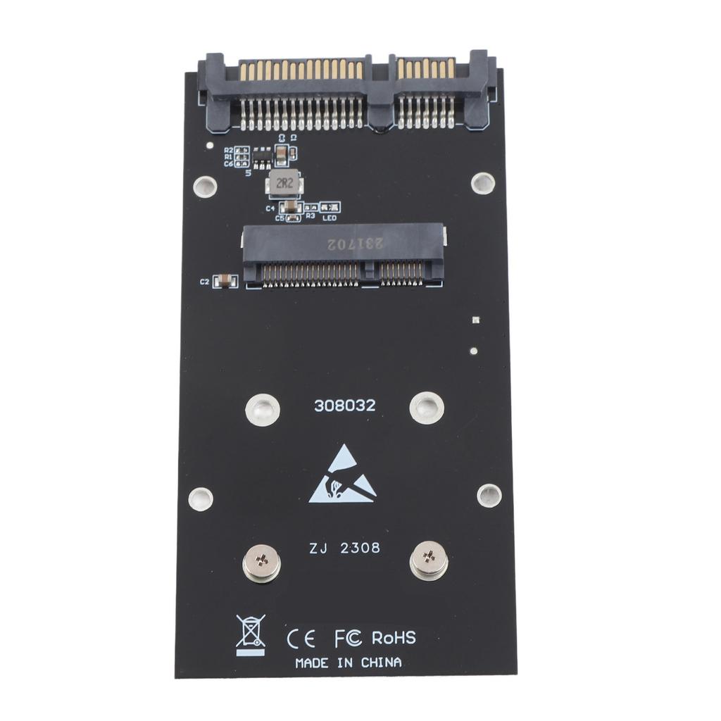 MSATA To SATA III Adapter 6Gbps Fast Transfer Mass Storage Interface PCB with SATA Interface for Desktop Computer SSD