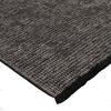 Living Room Rug Flat Weave Cotton Black Light Reflection Anthracite 120x170