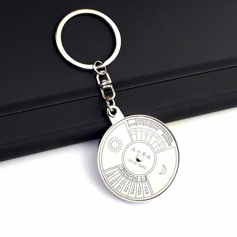 Kreativer ewiger Kalender Schlüsselanhänger und Bierflaschenöffner Anhänger Geschenk