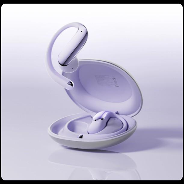 Wopin Open-Ear Clip Bluetooth Earphones: Wireless Noise-Reducing, Compatible with Apple & Huawei for Sports and Cycling Calls